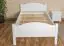 Single bed / Guest bed 113, solid beech wood, white finish - 100 x 200 cm