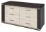 Chest of drawers Aitape 08, colour: dark Sonoma oak / light Sonoma oak - Measurements: 61 x 130 x 40 cm (H x W x D)