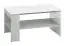 Coffee table Antioch 10, Colour: Glossy White / Grey Light - Measurements: 100 x 60 x 52 cm (W x D x H)