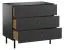 Airin 03 Chest of drawers, Colour: Black - Measurements: 84 x 100 x 56 cm (H x W x D)