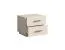 Set of 2 Beige Bedside Cabinets with 2 Drawers | Ioannina 02 | ABS Edge Protection | 48 x 53 x 44 cm
