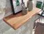 Wall Shelf Solid Acacia Wood | Natural Tree Edge | 4 x 60 x 26 cm | Handcrafted | Floating Look