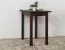Solid Pine Table Walnut Finish | Junco 226A | Angular | 50 x 80 cm | Space-Saving & Sturdy