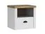 Bedside Cabinet Segnas 17 | Pine White & Oak Brown | 45 x 51 x 43 cm | Country House Style