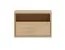 Hanging bedside cabinet | 1 drawer | color: Mavelie oak | 1 open compartment | push-to-open function | 45 x 33 x 30 cm | soft-close function | for bedrooms