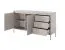 Sideboard with Ample Storage Space Balta 02 | Beige | 3 Drawers | Push-to-Open | 81 x 153.5 x 39.5 cm | 4 Compartments