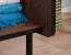 TV Base Cabinet Mairenke 07 | Walnut / Black Matt | 47 x 150 x 40 cm | Modern Design