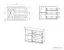 Chest of Drawers Oulainen 08 | White & Oak | 86 x 120 x 40 cm | 1 Door, 3 Drawers, 2 Compartments