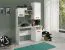 Desk with Cabinet Extension Fafe 20 | Oak Riviera / White | 195 x 125 x 53 cm | Modern Storage