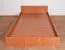 Single Bed or Guest Bed Corrientes 18 | Slatted Frame Included | Alder Finish | 140 x 200 cm