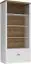 Bookshelf segnas 12, Colour: pine white / oak brown - 198 x 90 x 43 cm (H x W x D)