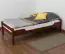 Single bed "Easy Premium Line" K1/1n, solid beech wood, cherry coloured - 90 x 190 cm