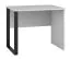 Toivala 13 office table / desk, color: light grey / black - Dimensions: 75 x 92 x 68 cm (H x W x D)