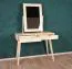 Dressing Table Solid Pine Natural Aurornis 65 | 2 Drawers | Mirror | 150 x 96 x 40 cm