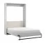 Upholstered Headboard for Ersigen 06 Wardrobe Bed | Cream | 50 x 150 cm | Fine Velvet Fabric