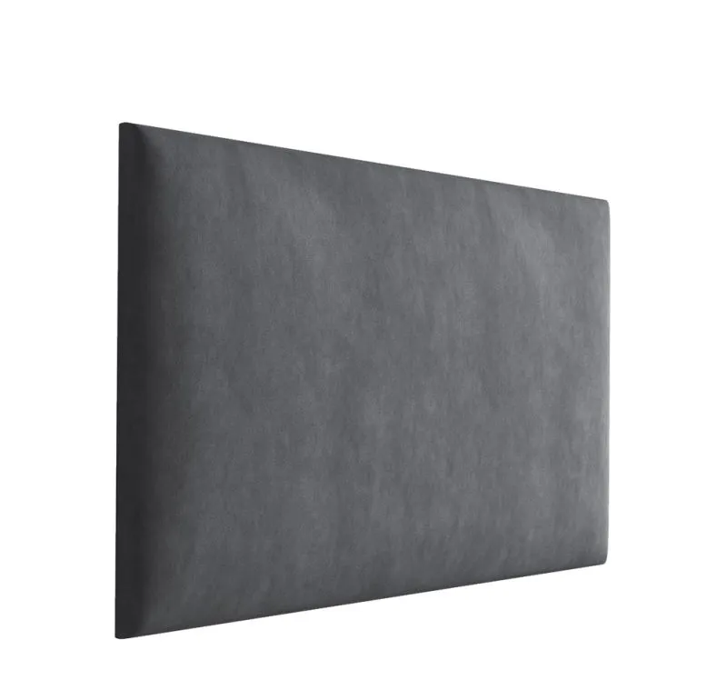Upholstery Panels Set of 10 | Anthracite Velour Cover | 40 x 30 cm | Easy-Clean S.I.C. Technology