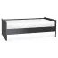 Children's bed / Kid bed Marincho 88 incl. 2nd berth, Colour: Black / White - Lying area: 90 x 200 cm