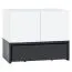 Children's Chest of Drawers Marincho 01 | 2-Piece Set | White / Black | 89 x 107 x 53 cm | Modern Storage