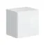 Square wall cabinet Möllen 05, color: white - Dimensions: 30 x 30 x 25 cm (H x W x D), with push-to-open function