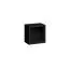 Square wall shelf Trengereid 02, color: black - Dimensions: 35 x 35 x 25 cm (H x W x D)