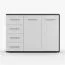 Chest of Drawers | White & Black | Comarca 27 | 96 x 135 x 45 cm | 2 Doors | 4 Drawers | Modern Two-Tone