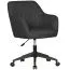 Apolo 100 Swivel Chair | Modern Anthracite Design | Lavishly Upholstered | Adjustable Height | Comfortable Armrests