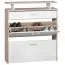 Practical Hallway Cupboard Sonoma Oak/White | 95 x 80 x 24 cm | Generous Storage | Modern Design