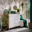 Chest of Drawers with Four Drawers | White High Gloss & Oak Artisan | 1 Door, 2 Compartments | 87 x 108 x 40 cm | ABS Edge