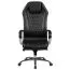 Executive Chair Apolo 64 Black/Chrome | Genuine Leather | High Backrest | Ergonomic | Premium Design