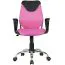 Children's and youth desk chair Apolo 93, color: pink / black, with durable mesh cover
