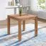 Square Solid Acacia Dining Table Baures 26 | Handmade | 80 x 80 cm | Unique Grain | Premium Craftsmanship