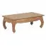 Classic Opium Living Room Table | Solid Acacia Wood | Handmade | 40 x 60 x 110 cm | Unique Grain