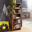 CD Shelf Solid Sheesham Wood | Handmade | 90 x 30 x 17 cm | Fits Approx. 100 CDs | Unique Grain