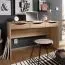 Functional Desk Sonoma Oak | 120 x 55 x 75 cm | 3 Drawers | Modern Storage Solution