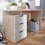 Practical Desk Sonoma Oak / White | 76 x 53 x 120 cm | Ample Storage | Modern Design