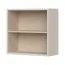 Wall Cabinet with Two Compartments Neiafu 130 | Cashmere | Soft-Close | 57 x 60 x 29 cm | Wooden Shelf