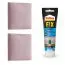 Set of 10 Upholstery Panels | Pink Velour Cover | 38 x 40 cm | Liquid-Resistant S.I.C. Technology