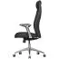 XXL Apolo 22 Office Chair Black/Chrome | Wide & High Backrest | Genuine Leather | 120kg Capacity | Adjustable Ergonomics