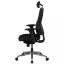 Office swivel chair with tilting headrest Apolo 57, color: black / grey, backrest height adjustable in 5 steps