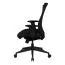 Apolo 58 Office Chair Black | Extra Thick Upholstered Seat | Adjustable Height | 120 kg Capacity | Ergonomic Mesh Back