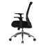 Ergonomic desk chair Apolo 63, color: black / chrome, with breathable backrest