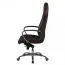 Premium office swivel chair XL Apolo 66, color: brown / chrome, integrated lumbar support
