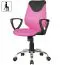 Children's and youth desk chair Apolo 93, color: pink / black, with durable mesh cover