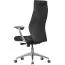 XXL Apolo 22 Office Chair Black/Chrome | Wide & High Backrest | Genuine Leather | 120kg Capacity | Adjustable Ergonomics