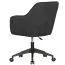 Apolo 100 Swivel Chair | Modern Anthracite Design | Lavishly Upholstered | Adjustable Height | Comfortable Armrests