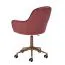 Apolo 117 Swivel Chair | Pink Velvet & Gold Base | Ergonomic Shell Seat | Adjustable Height | Premium Comfort