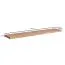Wall Shelf Solid Acacia Wood | Tree Edge | 4 x 140 x 26 cm | Floating Design | Handmade