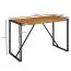 Desk made of Sheesham solid wood, color: Sheesham - Dimensions: 77 x 120 x 60 cm (H x W x D)