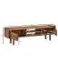 Sheesham TV Cabinet Lowboard | Semi-Solid Wood | Modern Design | 43 x 145 x 35 cm | Ample Storage