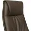 XXL Apolo 25 Office Swivel Chair | Brown Genuine Leather & Chrome | Wide Backrest & Seat | 120 kg Capacity